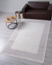 Турецкий прямоугольный ковёр 00182 GREY / CREAM