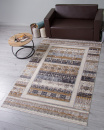 Турецкий прямоугольный ковёр 00266 GREY / BEIGE