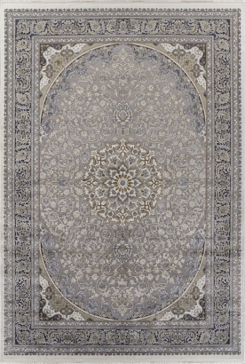 Турецкий прямоугольный ковёр 00268 GREY / BEIGE
