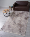 Турецкий прямоугольный ковёр 00524 GREY / CREAM