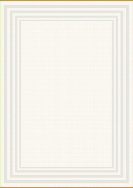 Турецкий прямоугольный ковёр 00654 CREAM / GREY