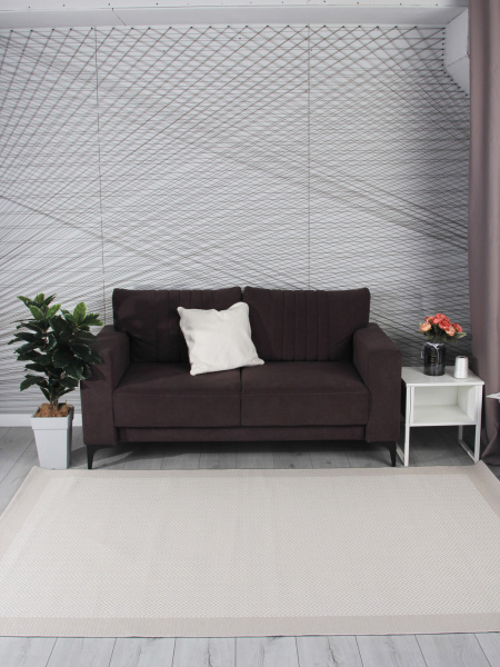 Турецкий прямоугольный ковёр 2002A BEIGE