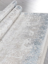Турецкий прямоугольный ковёр L252A CREAM SHRINK / BLUE FDY
