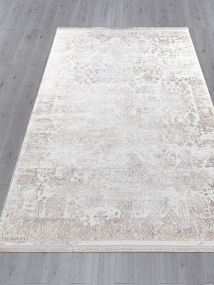Турецкий прямоугольный ковёр L252A CREAM SHRINK / VIZON FDY