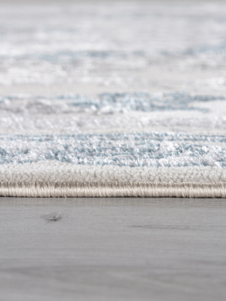 Турецкий прямоугольный ковёр L278A CREAM SHRINK / BLUE FDY