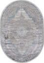 Турецкий овальный ковёр L279A CREAM SHRINK / BLUE FDY