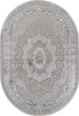 Турецкий овальный ковёр Q010A CREAM SHRINK / GREY FDY