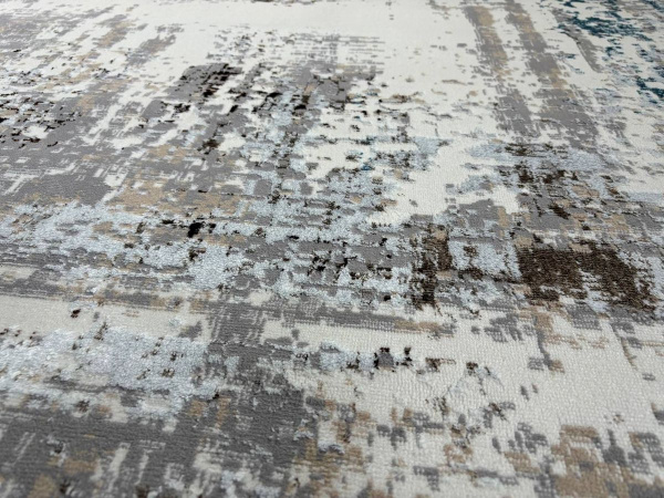 Турецкий квадратный ковёр C582ARZ CREAM/CREAM