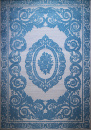 Турецкий прямоуголный ковёр 8453VL.GREY - BLUE