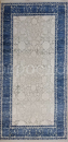 Турецкий прямоуголный ковёр 8536NGREY - BLUE