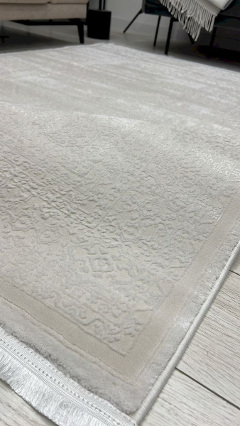 Турецкий прямоугольный ковёр RN22C WHITE