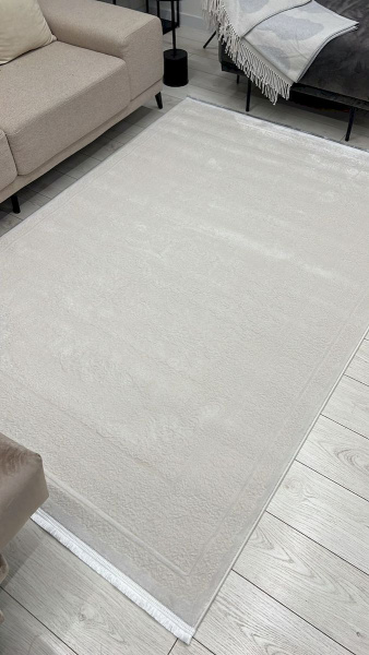 Турецкий прямоугольный ковёр RN31F WHITE