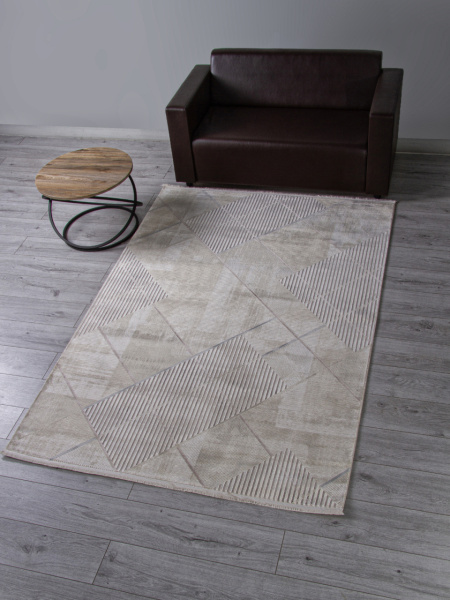 Турецкий прямоугольный ковёр A495APS L.BEIGE / GREY