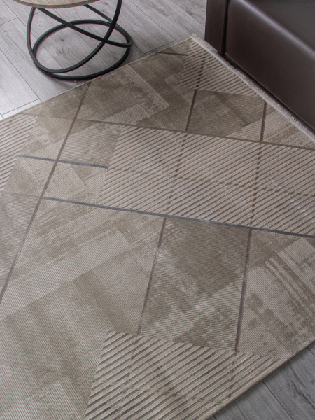 Турецкий прямоугольный ковёр A495APS L.BEIGE / GREY
