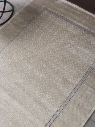Турецкий прямоугольный ковёр A808AW L.BLUE / L.BEIGE