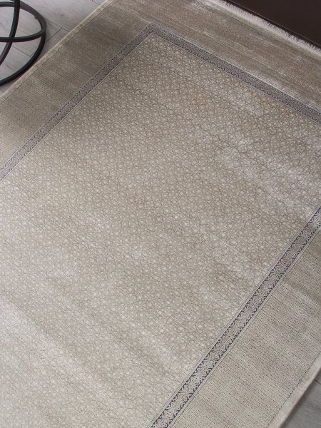 Турецкий прямоугольный ковёр A808AW L.BLUE / L.BEIGE