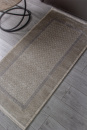 Турецкий прямоугольный ковёр A808AWS L.BLUE / L.BEIGE