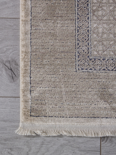 Турецкий прямоугольный ковёр A808AWS L.BLUE / L.BEIGE