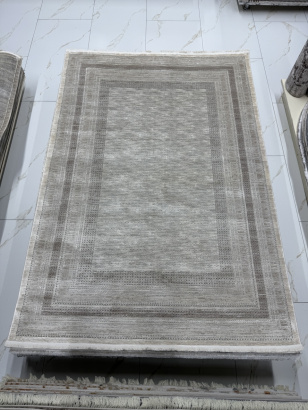 Турецкий прямоугольный ковёр A809AP L.BEIGE / GREY