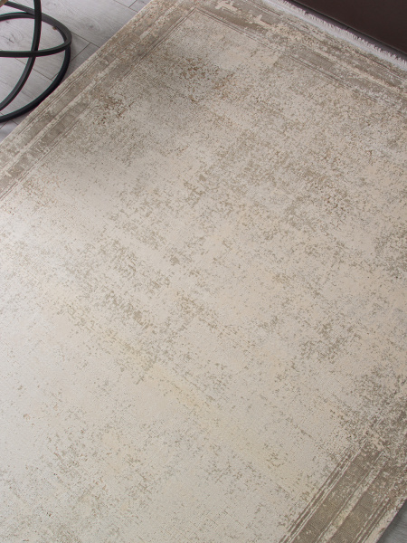 Турецкий прямоугольный ковёр F666AC CREAM / BEIGE