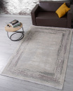 Турецкий прямоугольный ковёр F917AG GREY / L.BEIGE