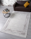 Турецкий прямоугольный ковёр F917AG GREY / L.BEIGE