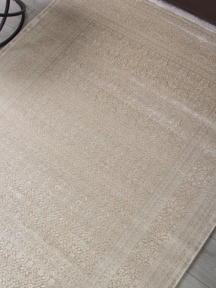 Турецкий прямоугольный ковёр H882AC L.BEIGE / CREAM