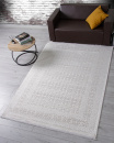 Турецкий прямоугольный ковёр H882AG GREY / L.BEIGE
