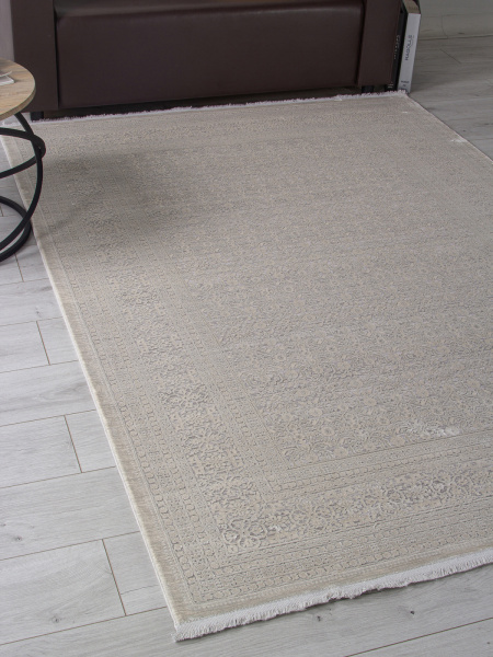 Турецкий прямоугольный ковёр H882AG GREY / L.BEIGE