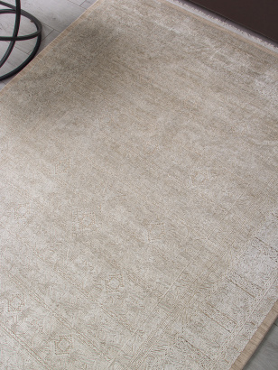 Турецкий прямоугольный ковёр H885AD L.BEIGE / BEIGE