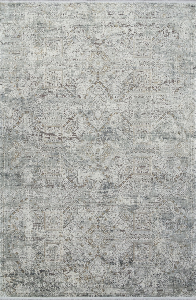 Турецкий прямоугольный ковёр V-A160AF D.GREY / GREY