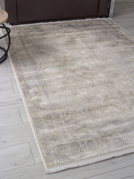 Турецкий прямоугольный ковёр Y5081RS L.BEIGE / GREY