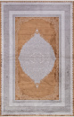 Турецкий прямоугольный ковёр 18133 GRAY / TERRA