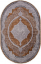 Турецкий овальный ковёр 18135 GRAY / TERRA