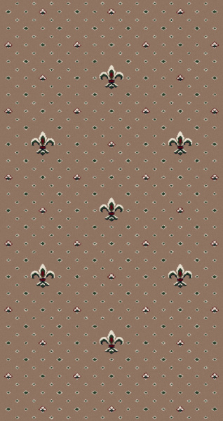 Российский прямоугольный ковёр E027 DARK BEIGE