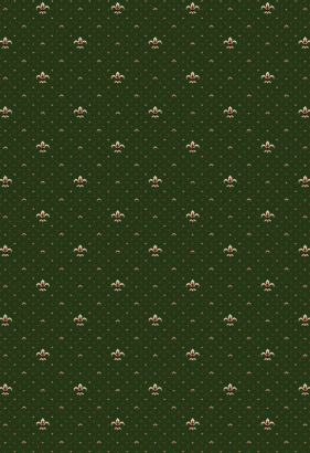 Российский прямоугольный ковёр E027 GREEN