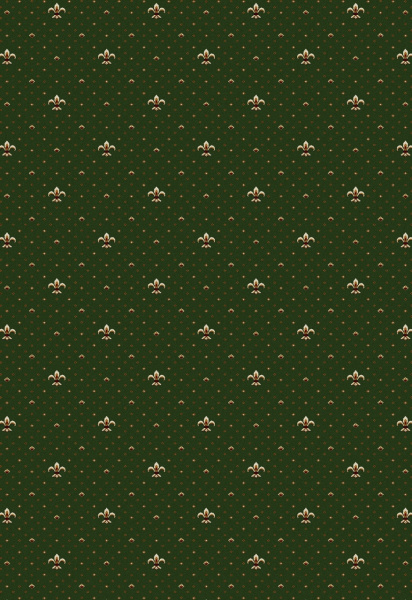 Российский прямоугольный ковёр E027 GREEN