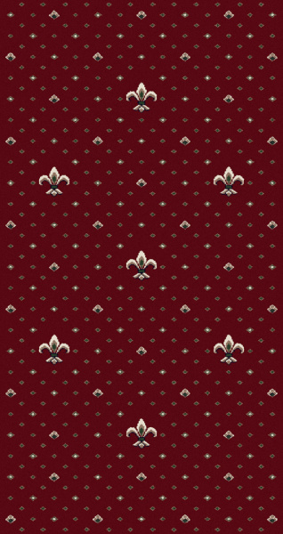 Российский прямоугольный ковёр E027 RED