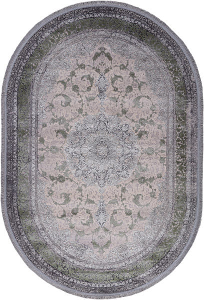 Иранский овальный ковёр 127085 000