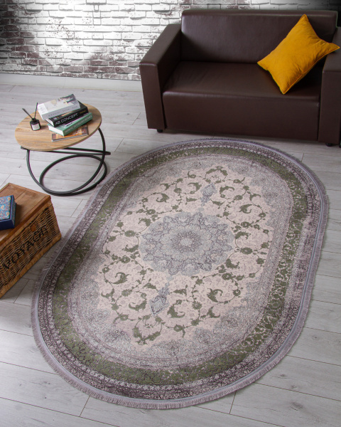 Иранский овальный ковёр 127085 000