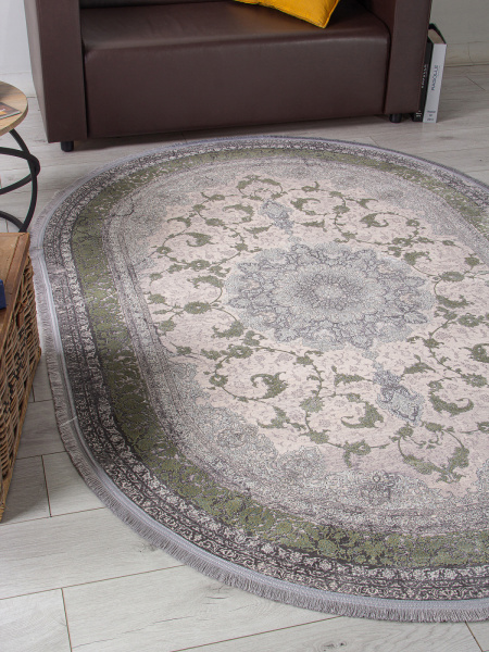 Иранский овальный ковёр 127085 000