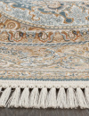 Иранский овальный ковёр 146 LIGHT BLUE