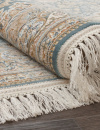 Иранский овальный ковёр 146 LIGHT BLUE