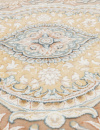 Иранский овальный ковёр 146 LIGHT BLUE