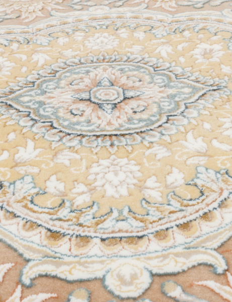 Иранский овальный ковёр 146 LIGHT BLUE