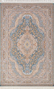 Иранский прямоугольный ковёр 146 LIGHT BLUE