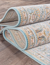 Иранский прямоугольный ковёр 146 LIGHT BLUE