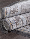Иранский овальный ковёр 259 LIGHT GRAY