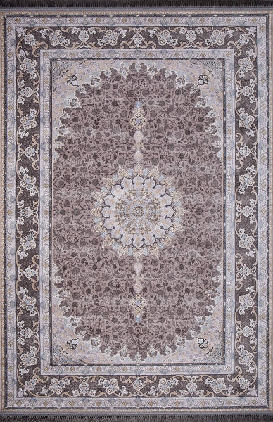 Иранский прямоугольный ковёр 259 LIGHT GRAY