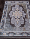 Иранский прямоугольный ковёр 266 DARK GRAY